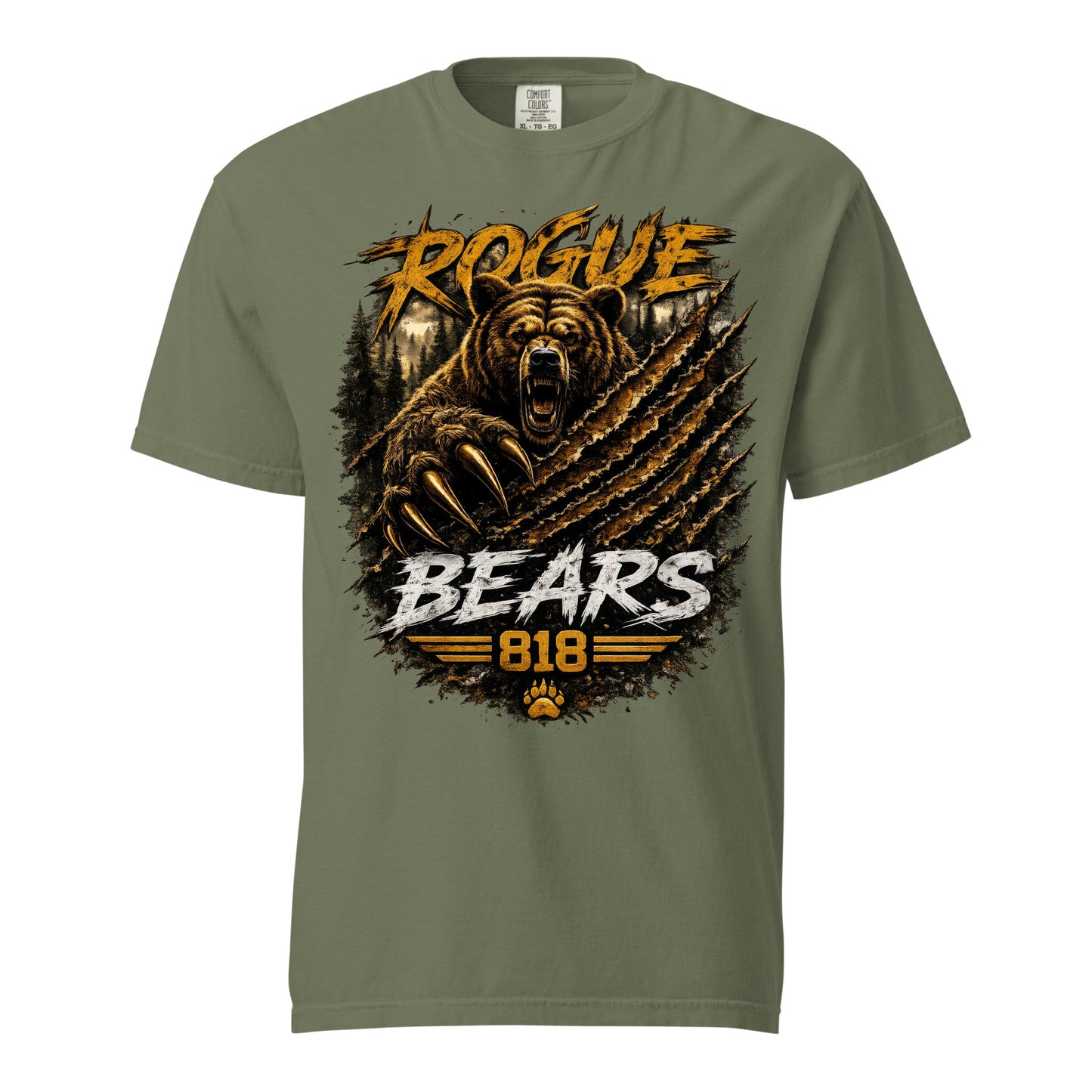 818 Bears Rip Comfort Colors Tee 1717
