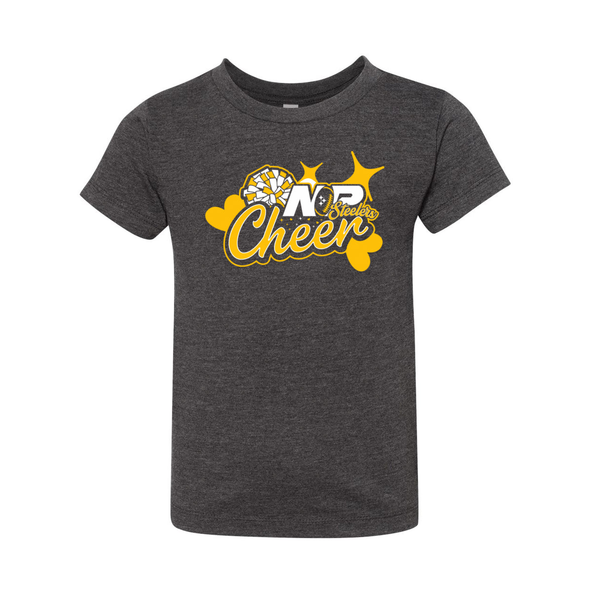 NP Cheer Hearts Toddler Tee 3001T