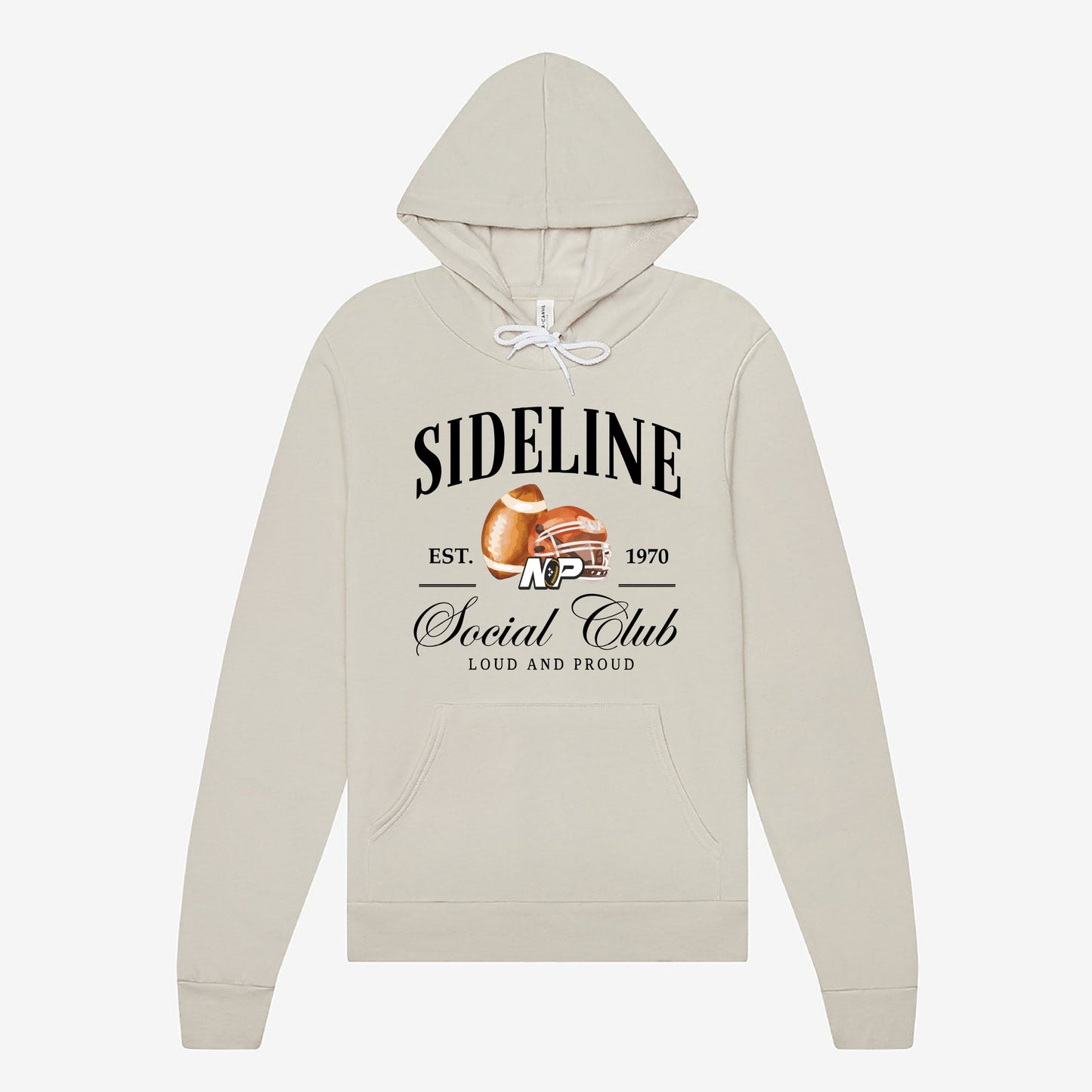 NP Sideline Social Club Unisex Sponge Fleece Hoodie 3719