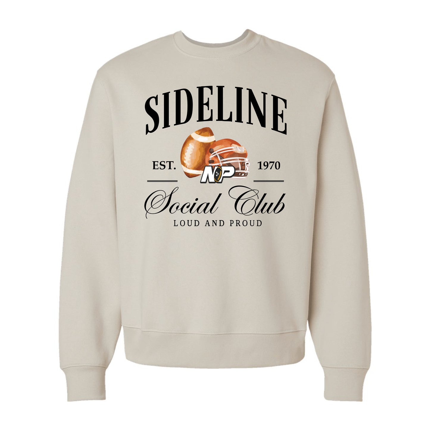 NP Sideline Social Club Unisex 10 oz. Heavyweight Crewneck Sweatshirt 4711