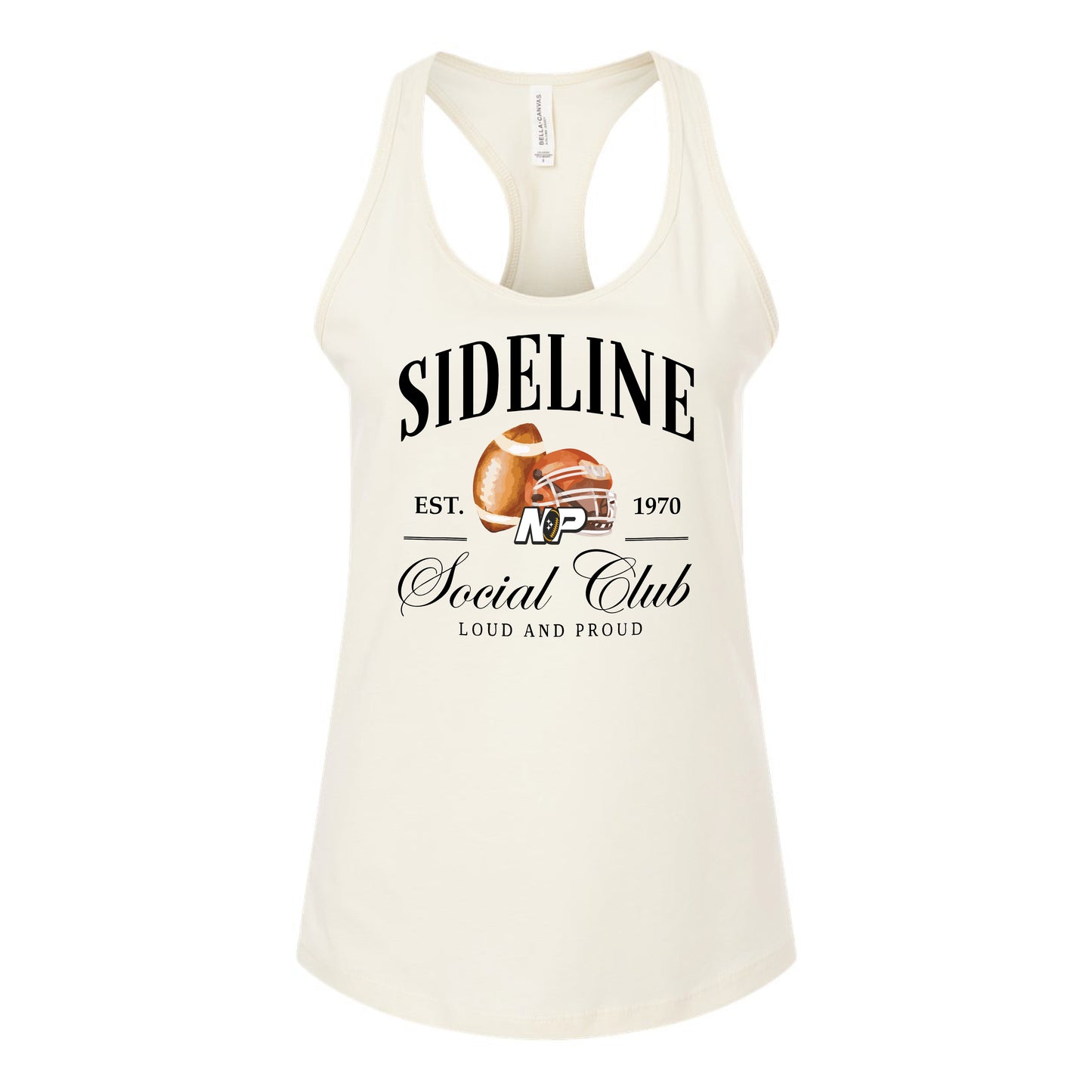 NP Sideline Social Club Women's Racerback Tank 6008