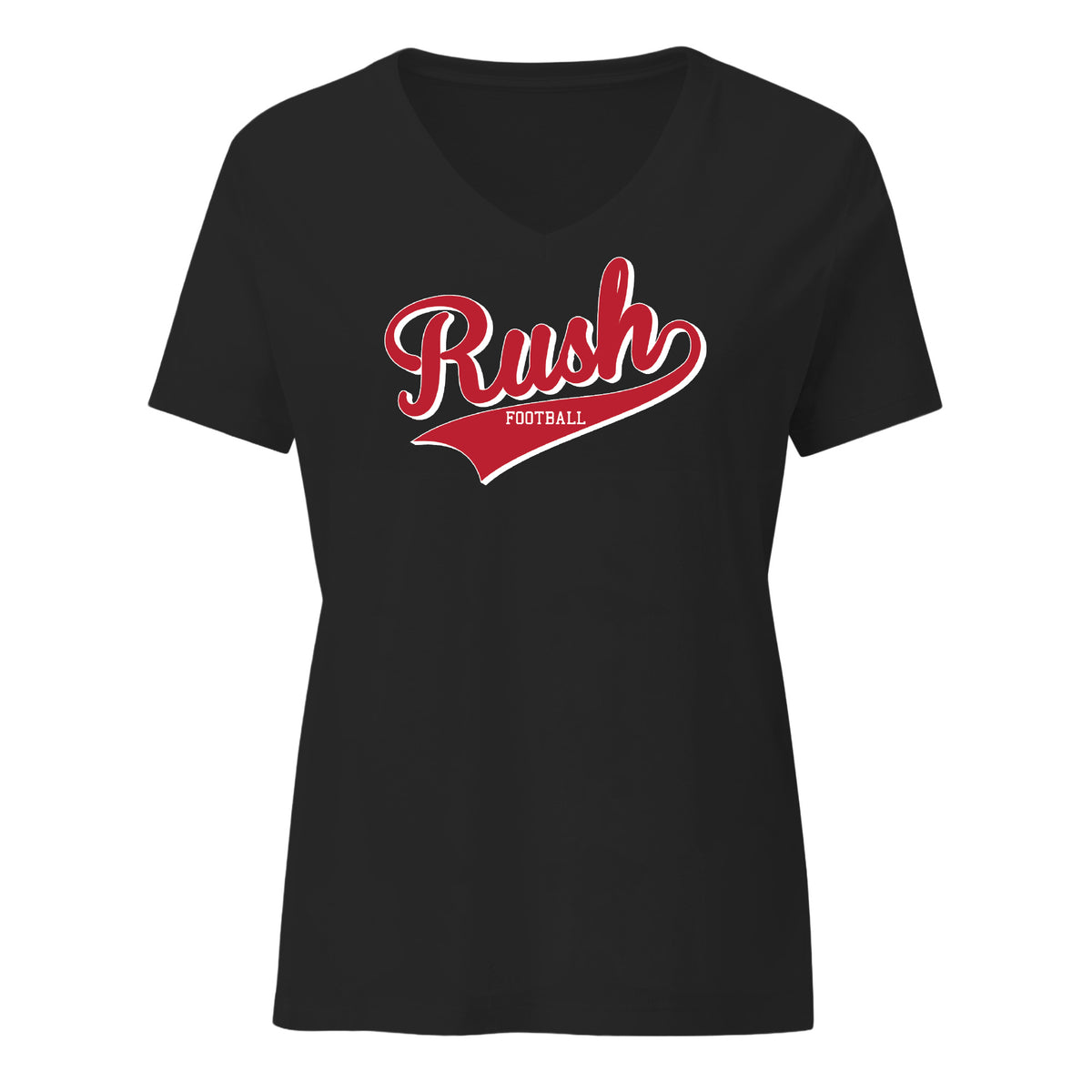 Women's Relaxed V-Neck Tee 6405 Valley Rush