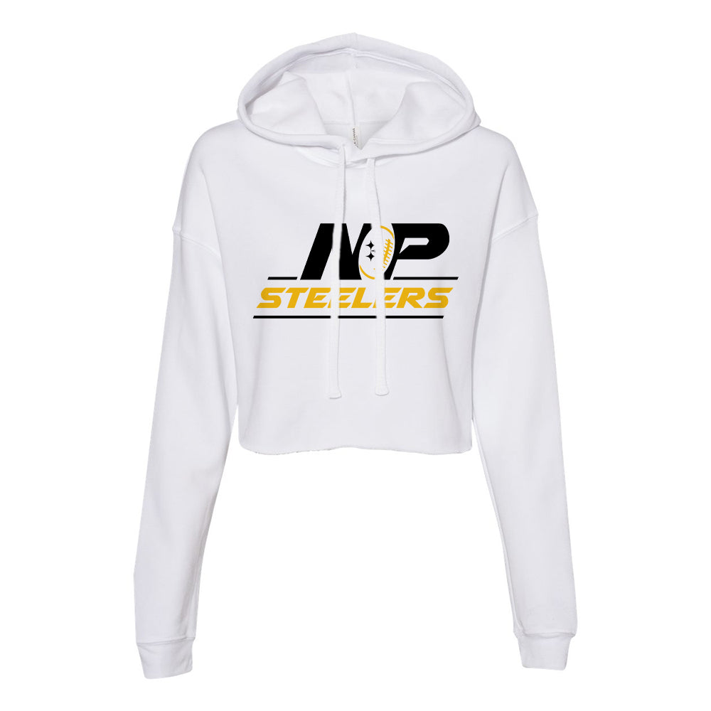 NP Vintage Logo Women's Crop Fleece Hoodie 7502