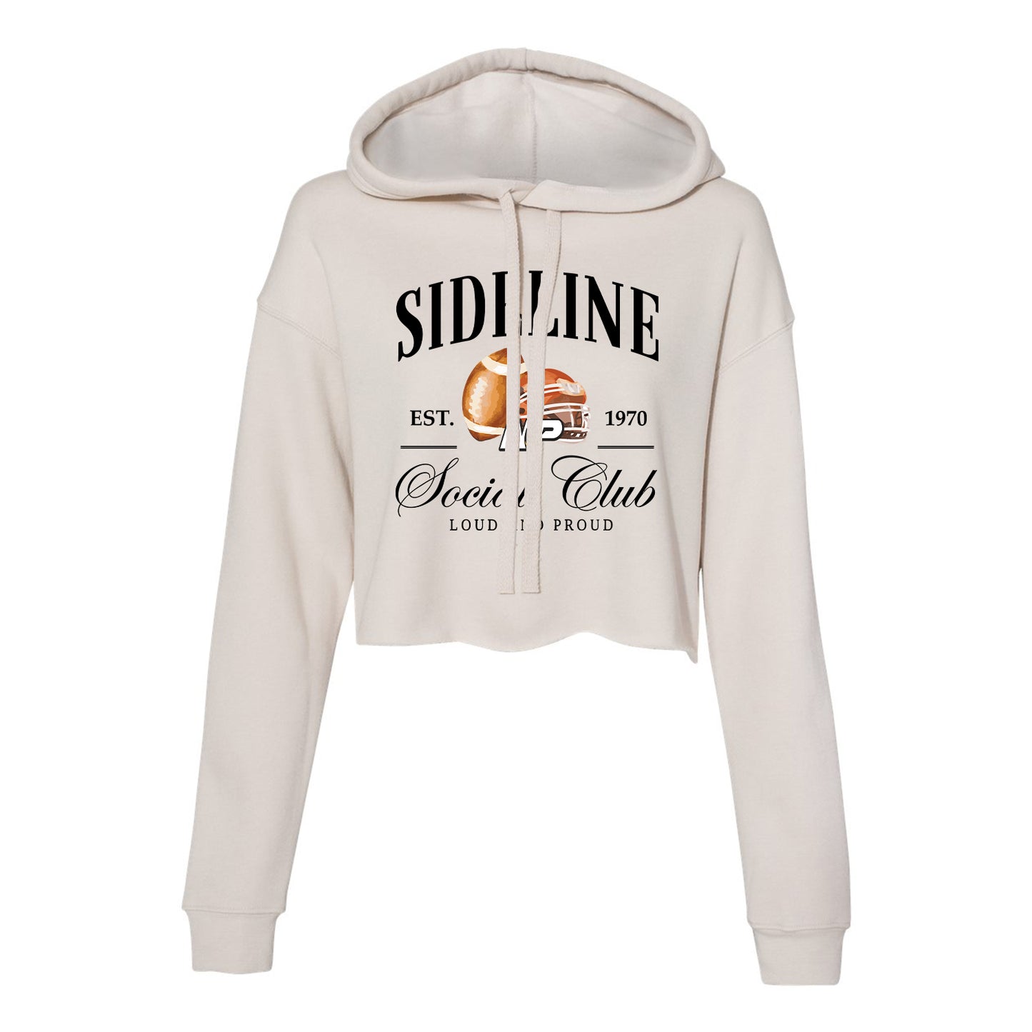 NP Sideline Social Club Women's Crop Fleece Hoodie 7502