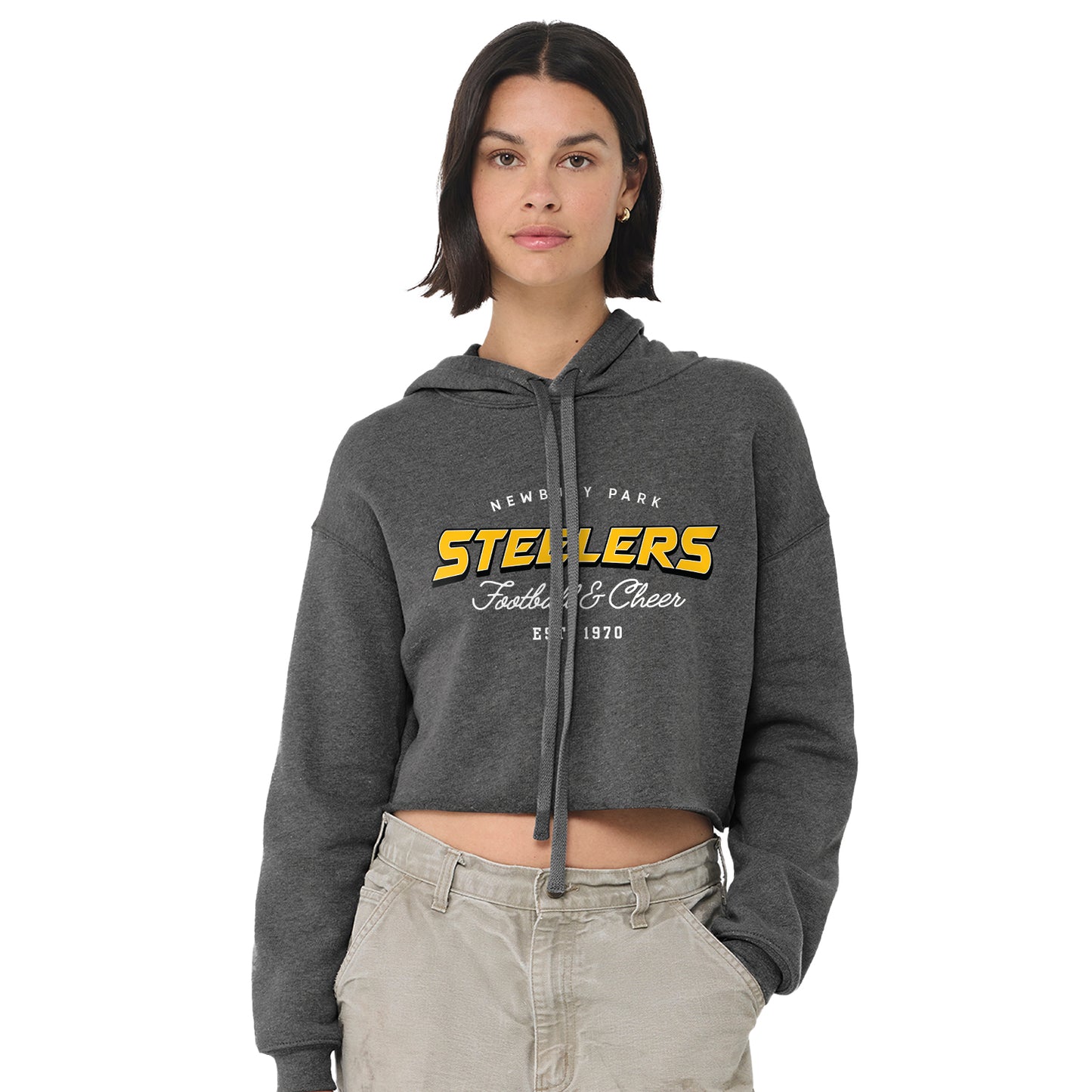 NP Football & Cheer Women's Crop Fleece Hoodie 7502