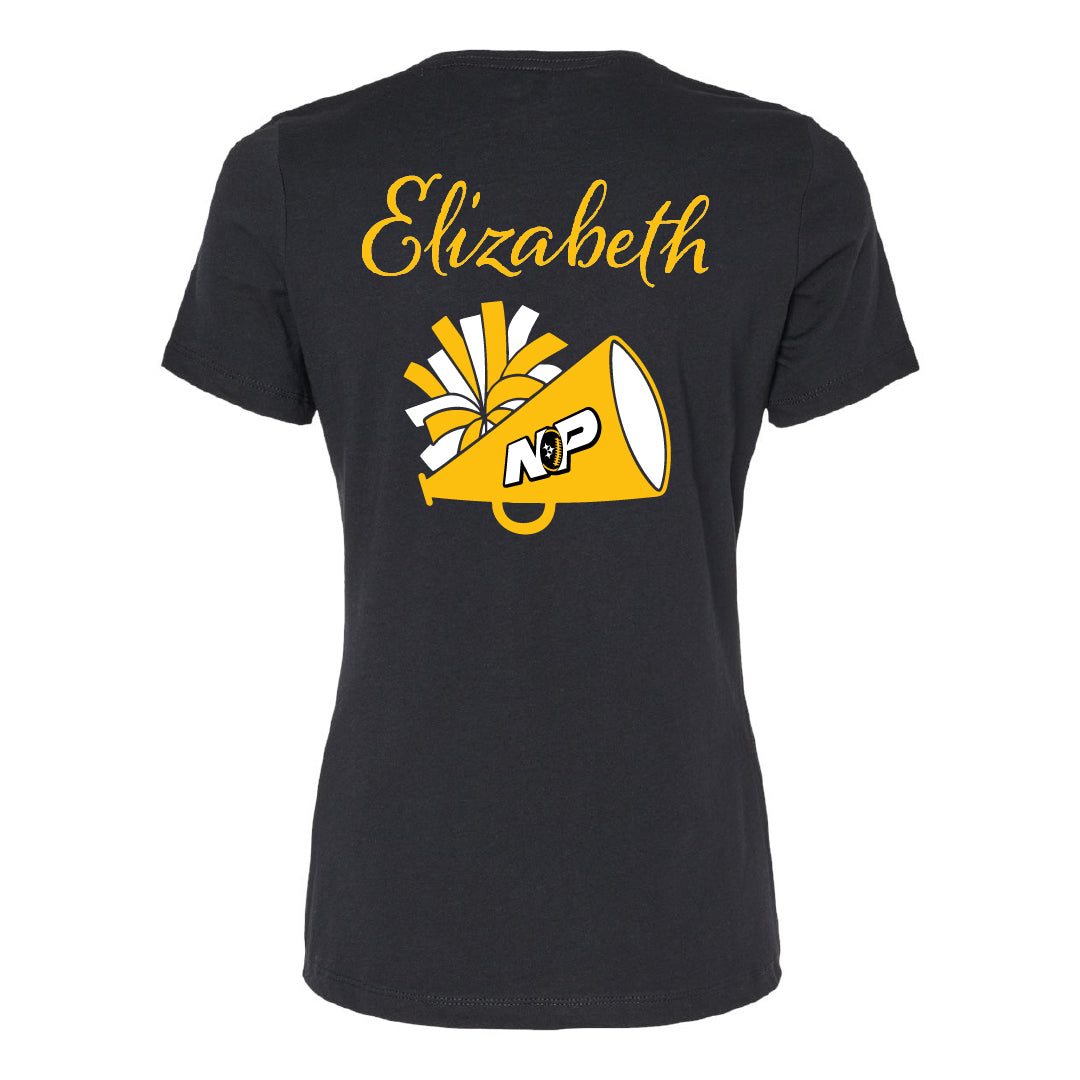 NP Vintage Logo Women's Relaxed V-Neck Tee 6405