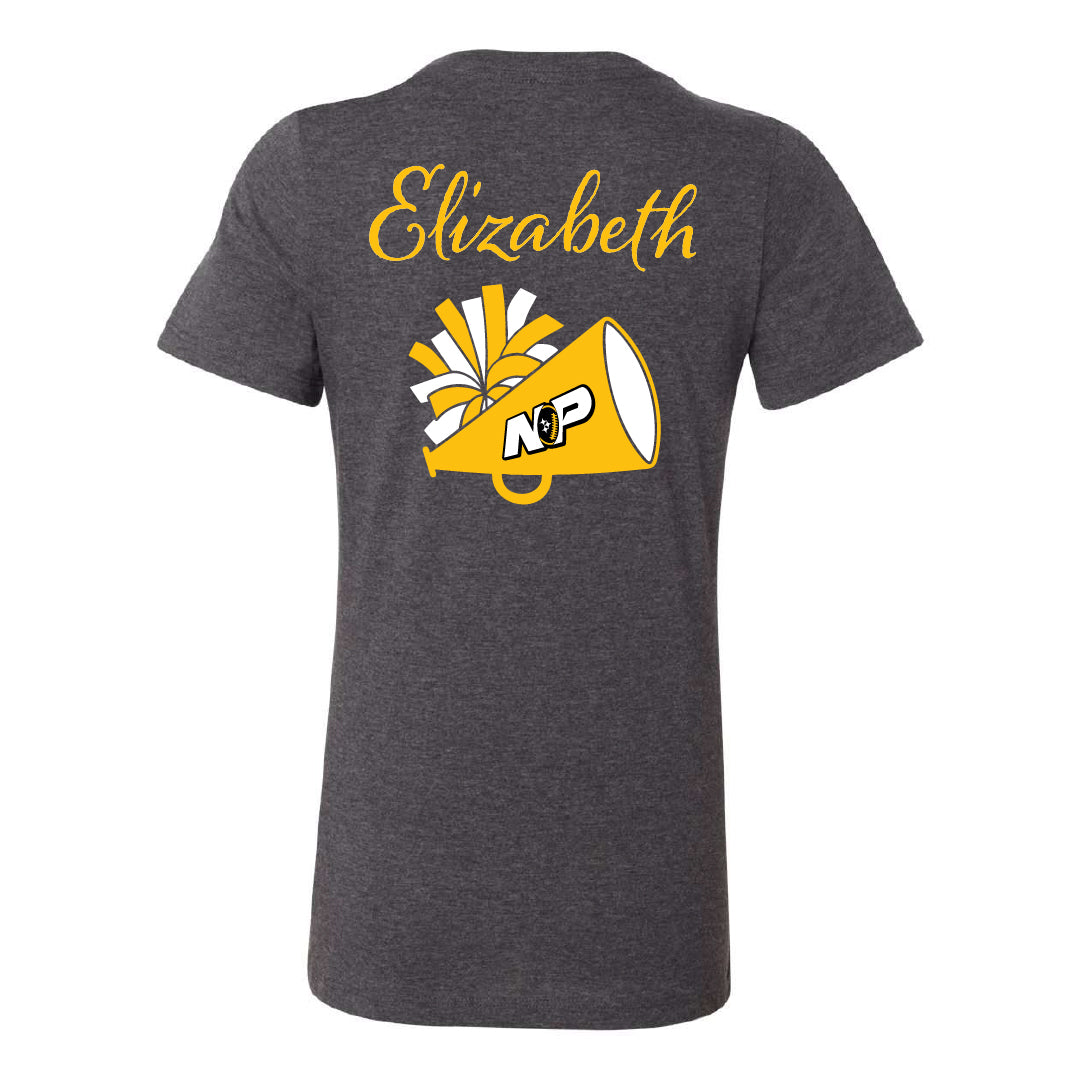NP Vintage Logo Women's Relaxed V-Neck Tee 6405