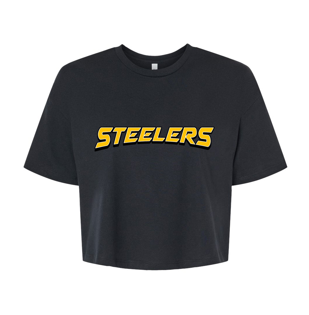 NP Steelers Arch Women's Crop Tee 6482