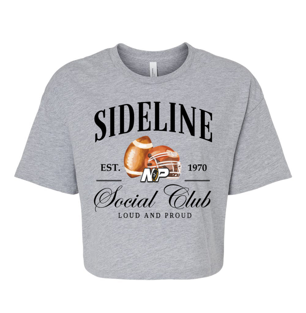 NP Sideline Social Club Women's Crop Tee 6482
