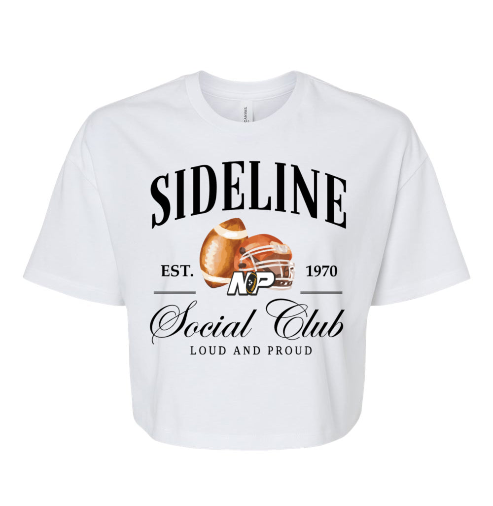 NP Sideline Social Club Women's Crop Tee 6482