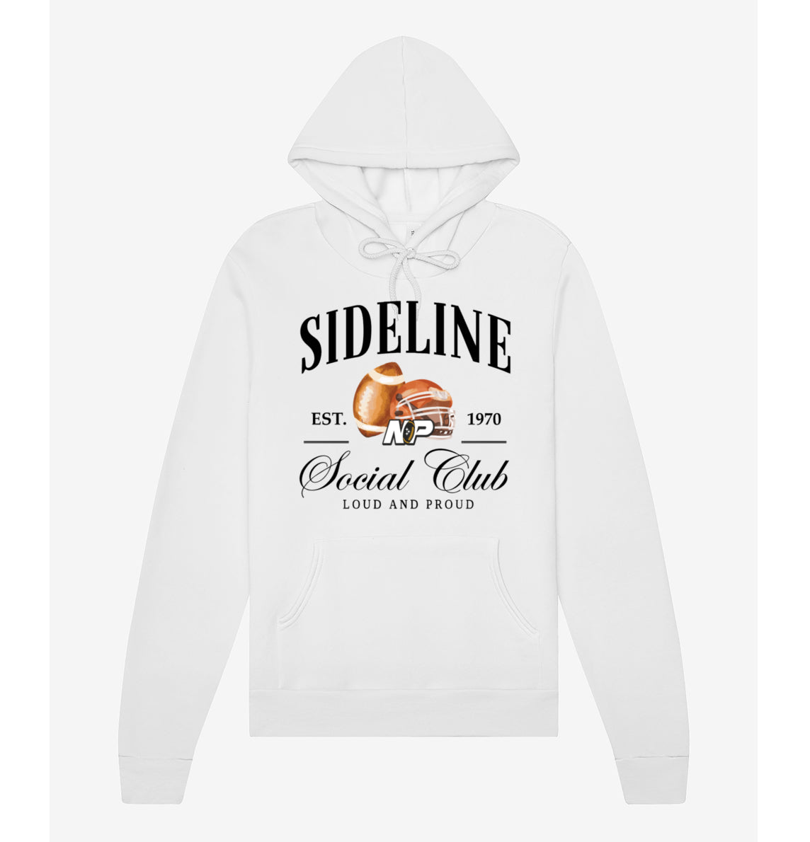 NP Sideline Social Club Unisex Sponge Fleece Hoodie 3719
