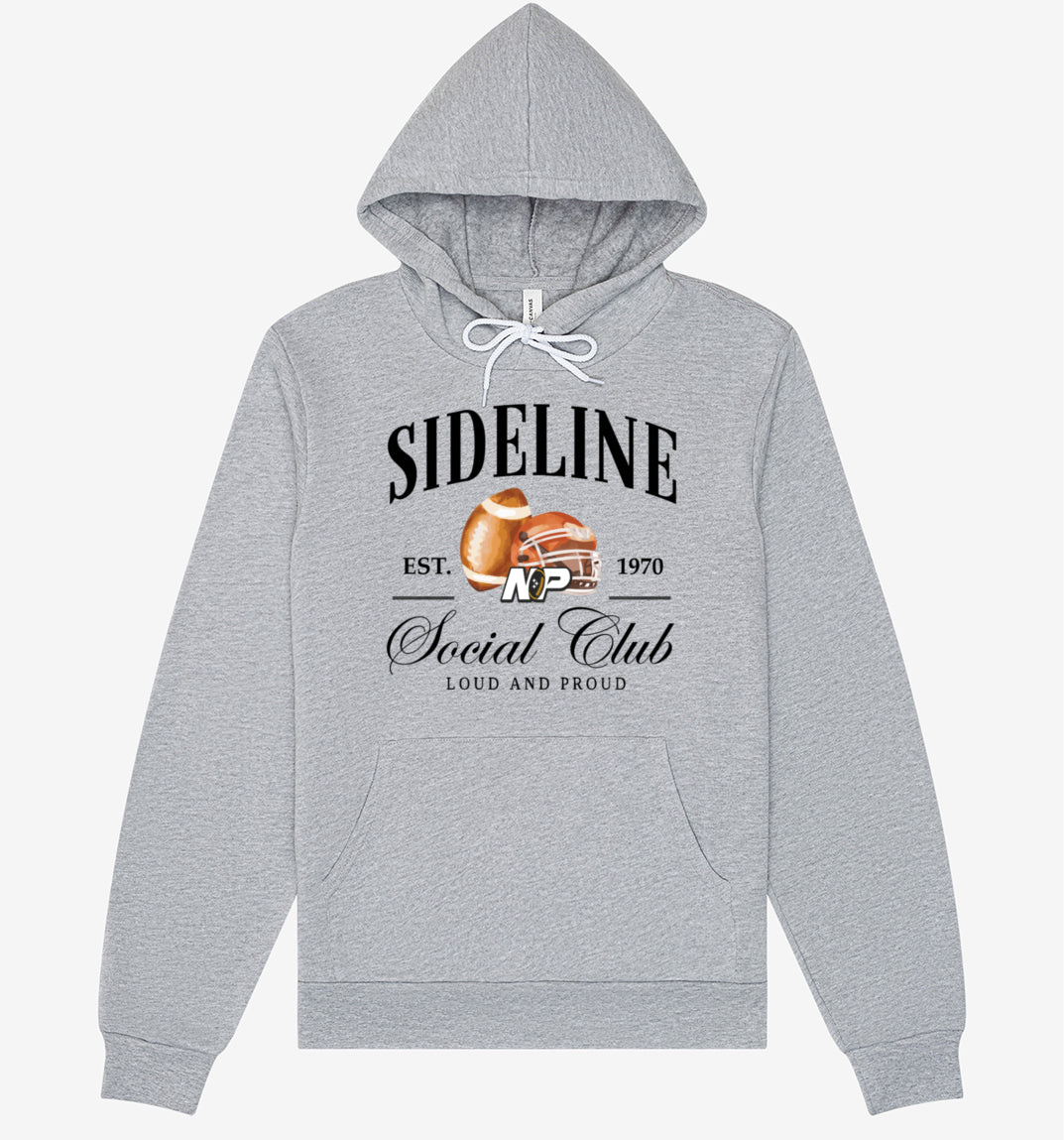 NP Sideline Social Club Unisex Sponge Fleece Hoodie 3719