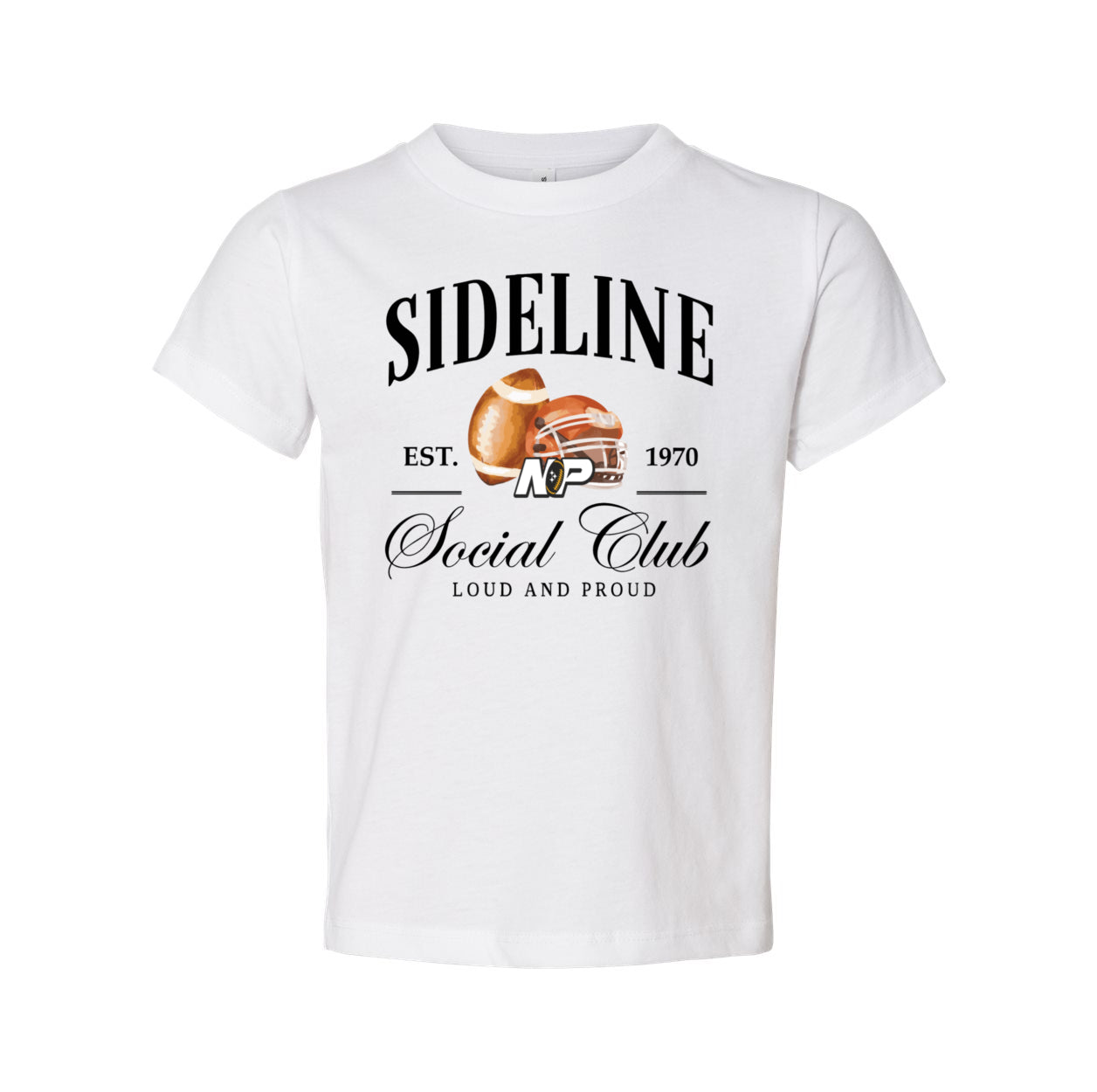 NP Sideline Social Club Toddler Tee 3001T
