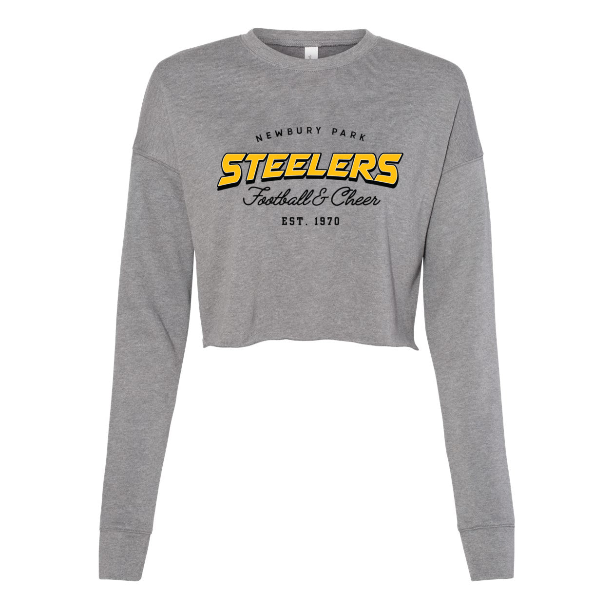 NP Football & Cheer Women's Crop Fleece Crewneck Sweatshirt 7503