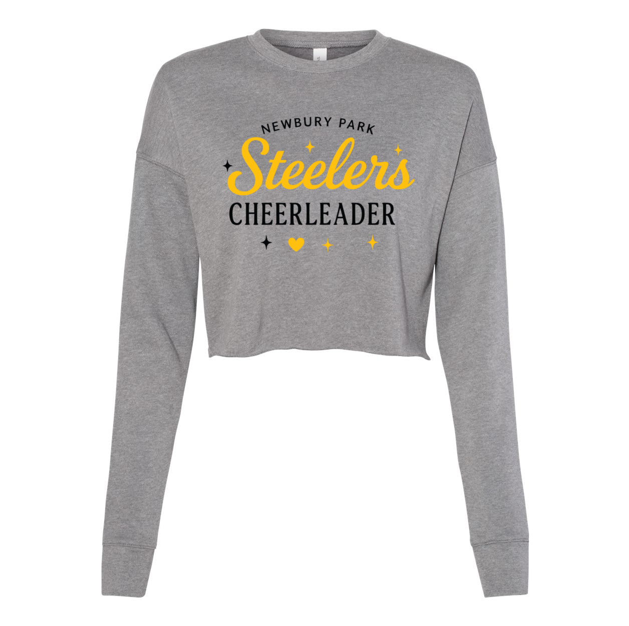 NP Cheerleader Women's Crop Fleece Crewneck Sweatshirt 7503