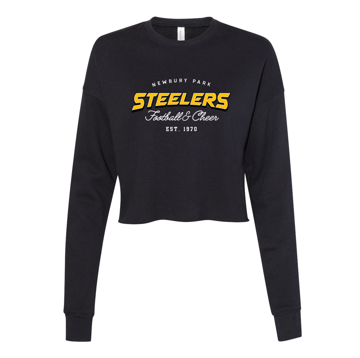 NP Football & Cheer Women's Crop Fleece Crewneck Sweatshirt 7503