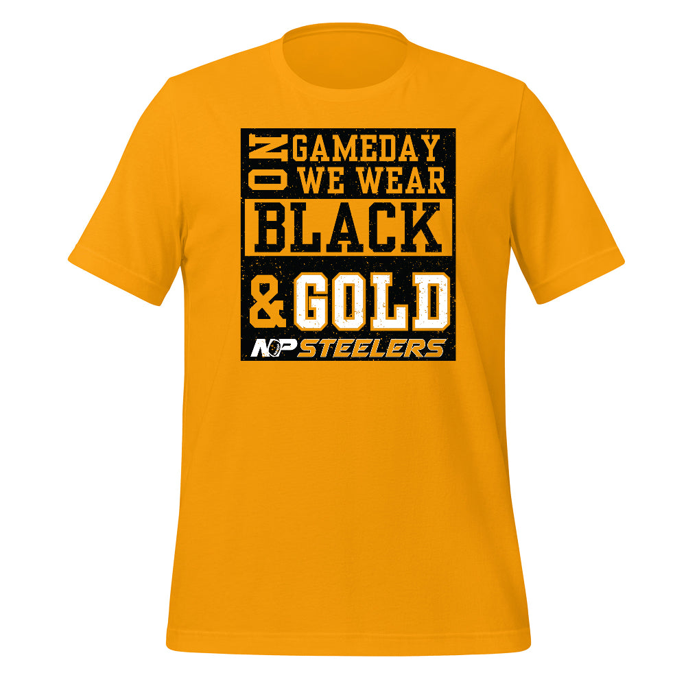 NP Game Day Black & Gold Tee 3001