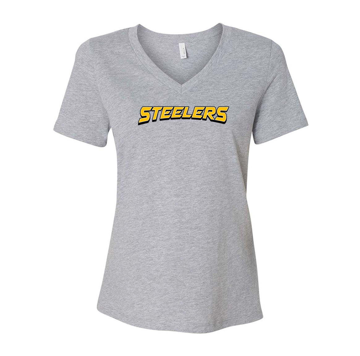 NP Steelers Arch Women's Relaxed V-Neck Tee 6405