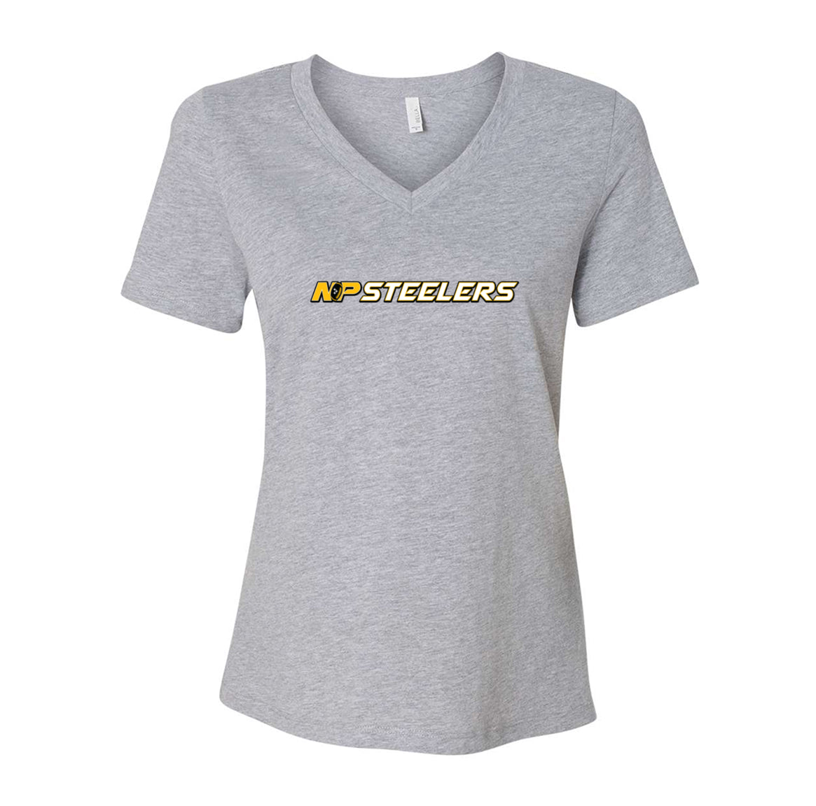 NP Steelers Line Women's Relaxed V-Neck Tee 6405
