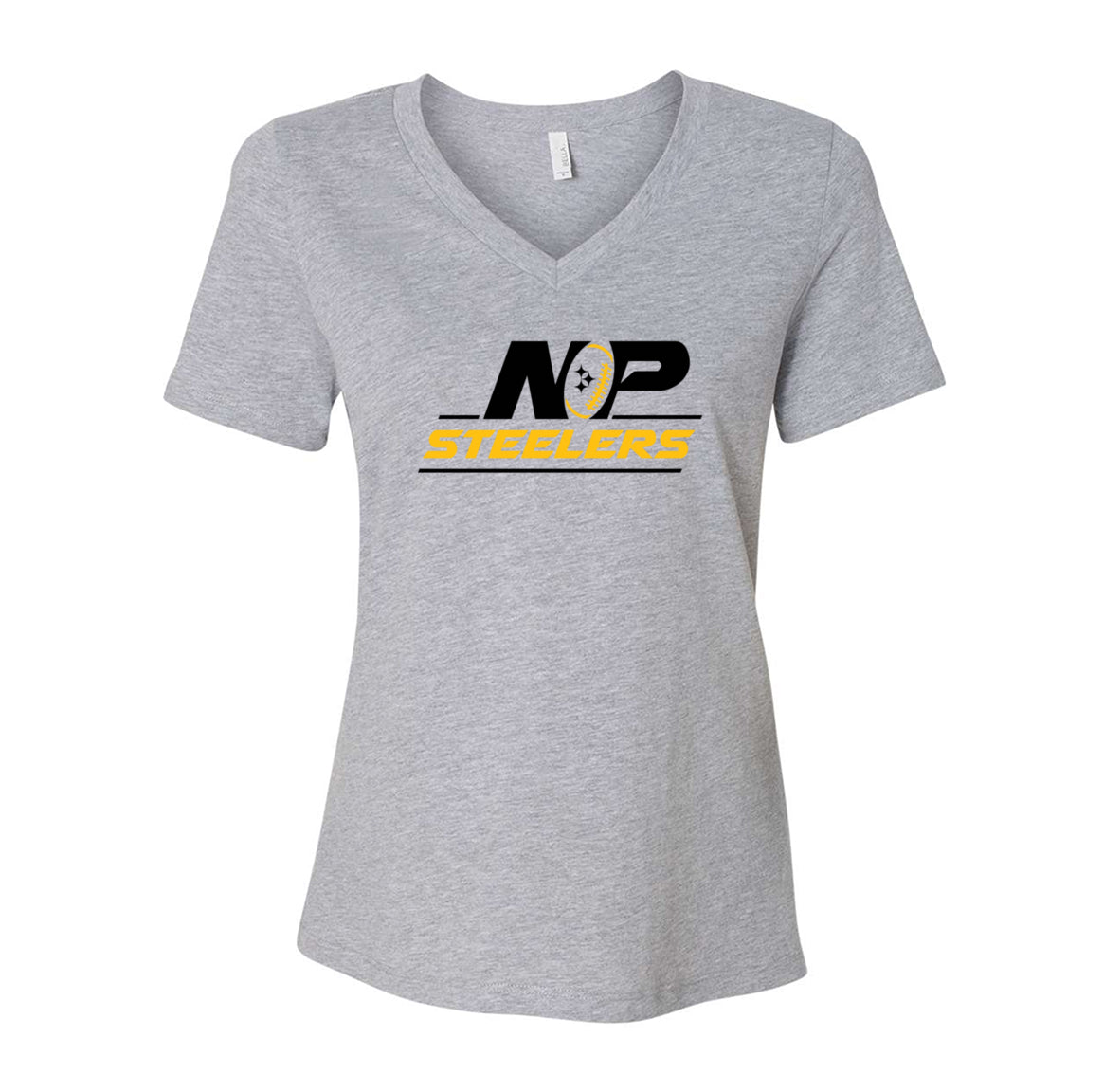 NP Vintage Logo Women's Relaxed V-Neck Tee 6405