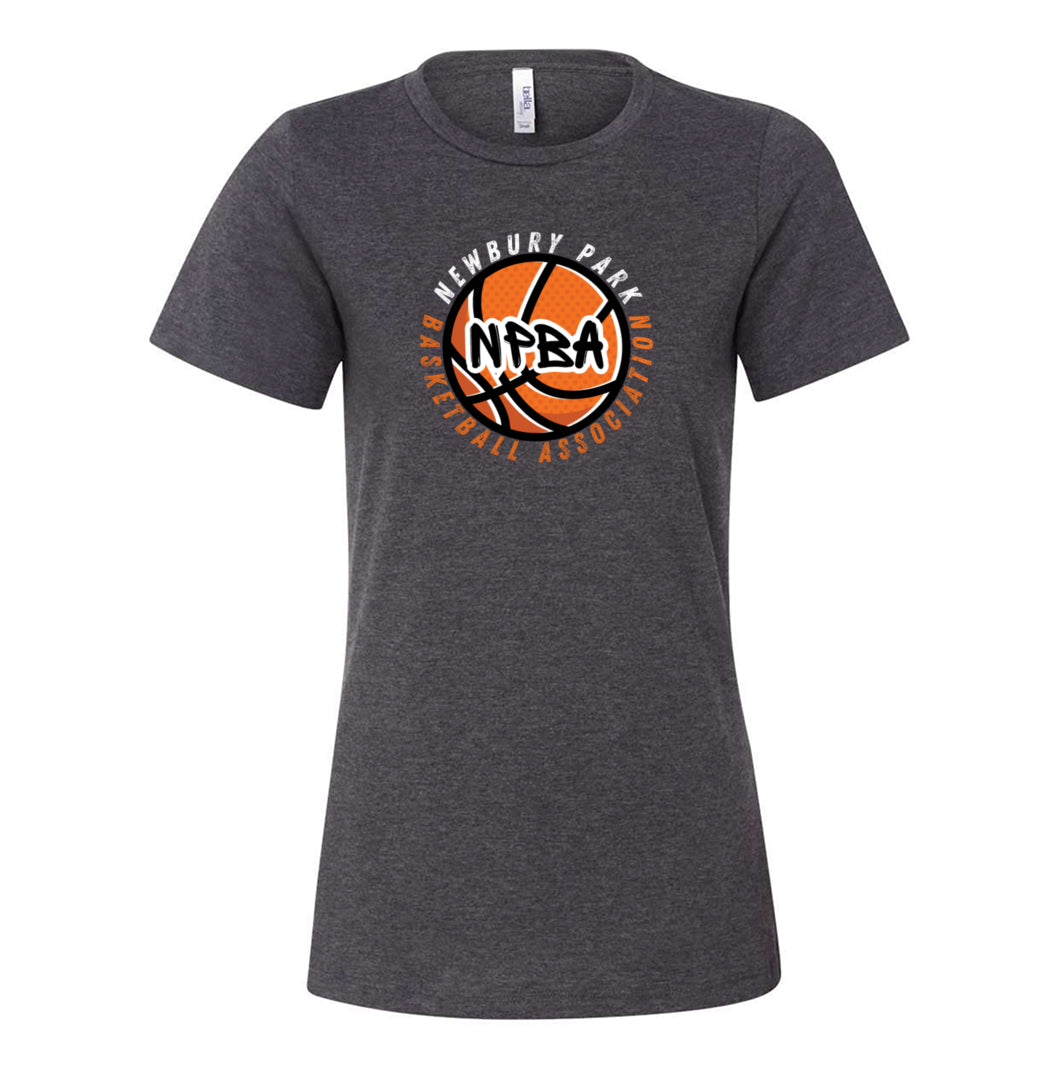 Women's Relaxed Jersey Tee 6400 - NPBA Logo