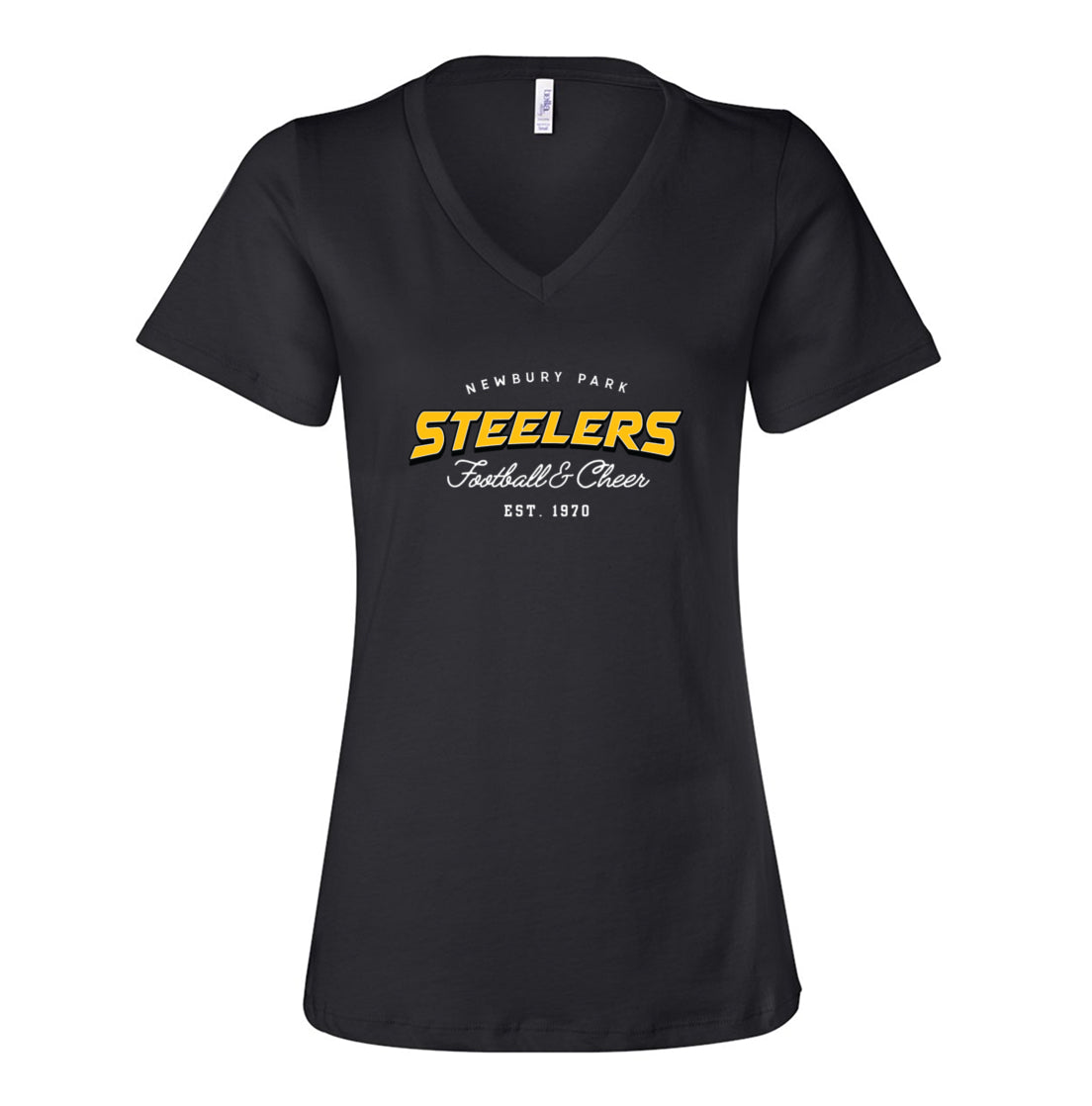 NP Football & Cheer Women's Relaxed V-Neck Tee 6405