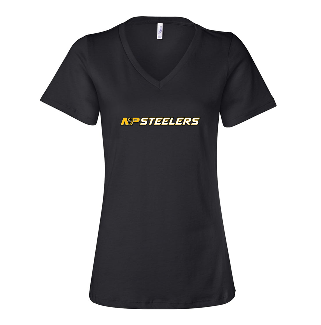 NP Steelers Line Women's Relaxed V-Neck Tee 6405