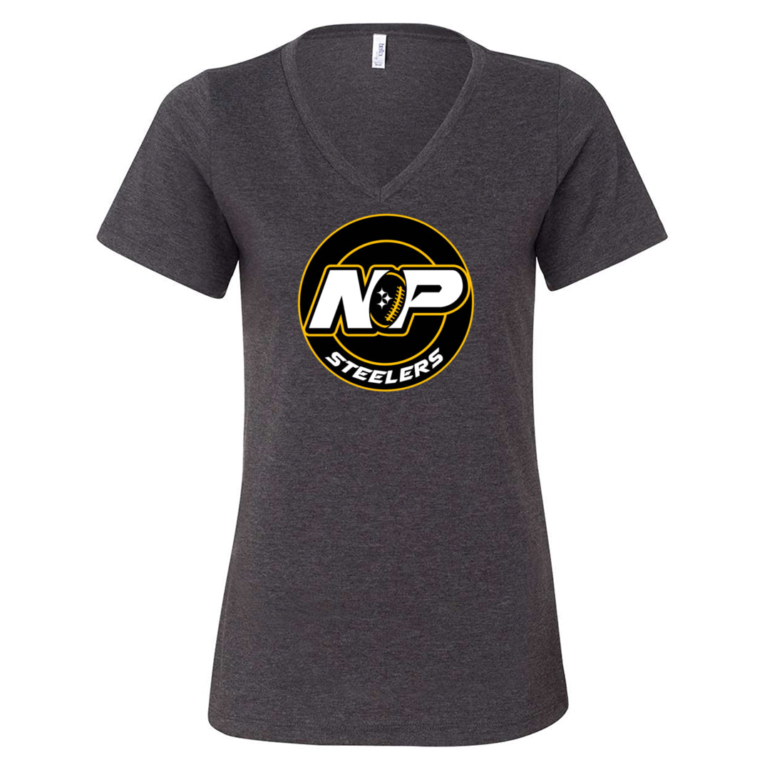 NP Circle Women's Relaxed V-Neck Tee 6405