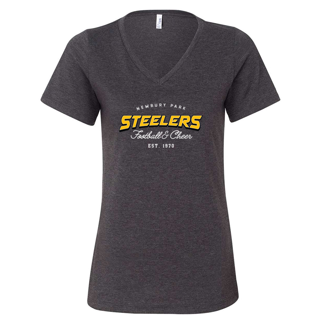 NP Football & Cheer Women's Relaxed V-Neck Tee 6405