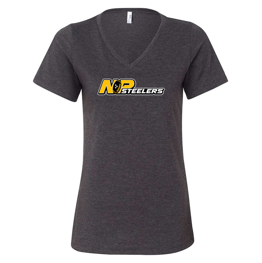 NP Stacked Women's Relaxed V-Neck Tee 6405