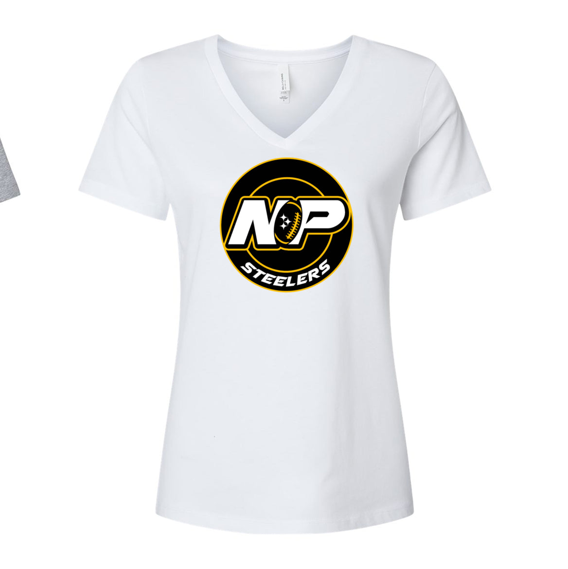 NP Circle Women's Relaxed V-Neck Tee 6405