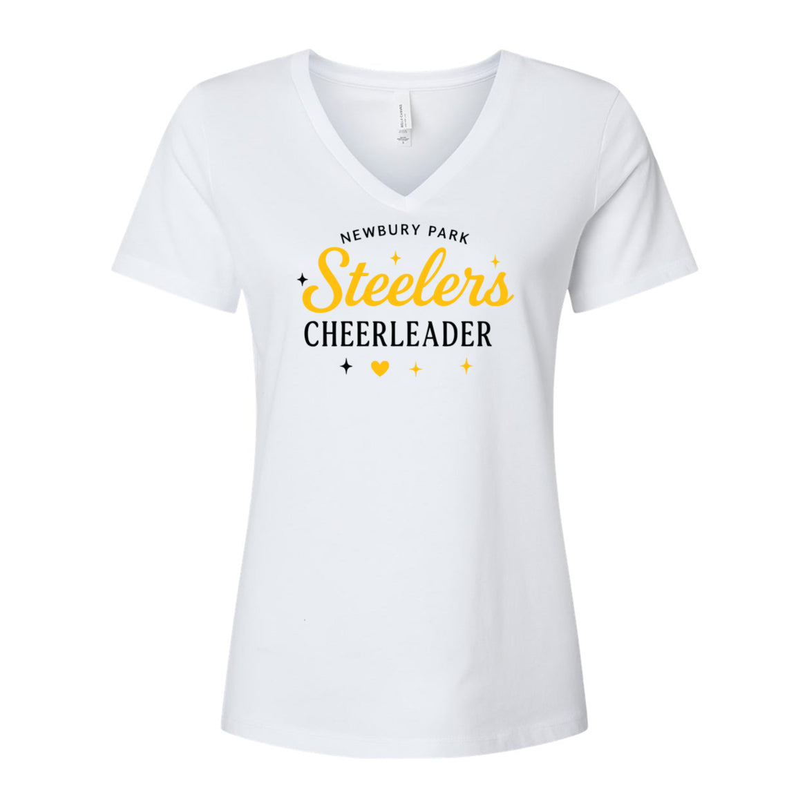 NP Cheerleader Women's Relaxed V-Neck Tee 6405