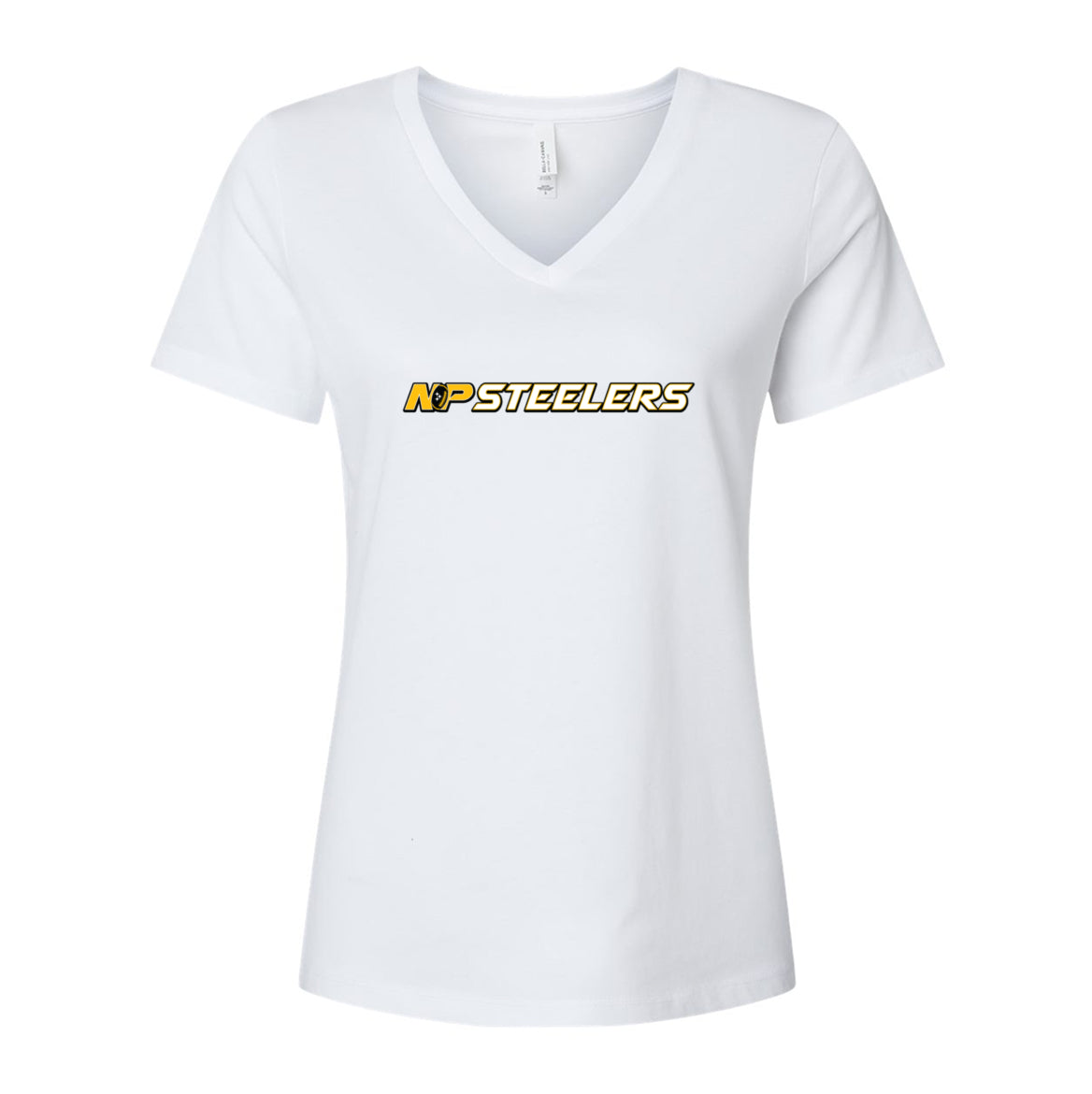 NP Steelers Line Women's Relaxed V-Neck Tee 6405
