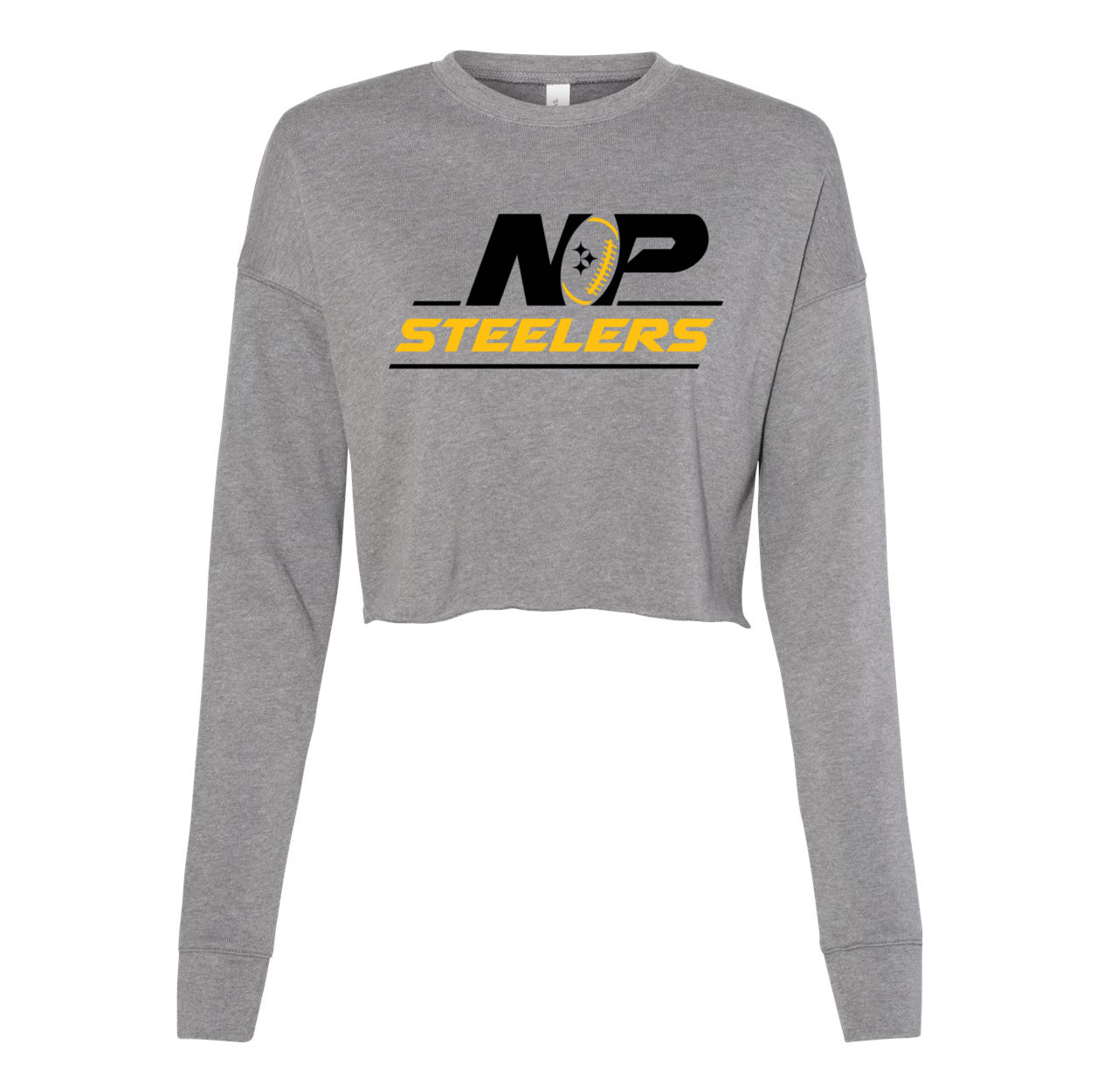 NP Vintage Logo Women's Crop Fleece Crewneck Sweatshirt 7503