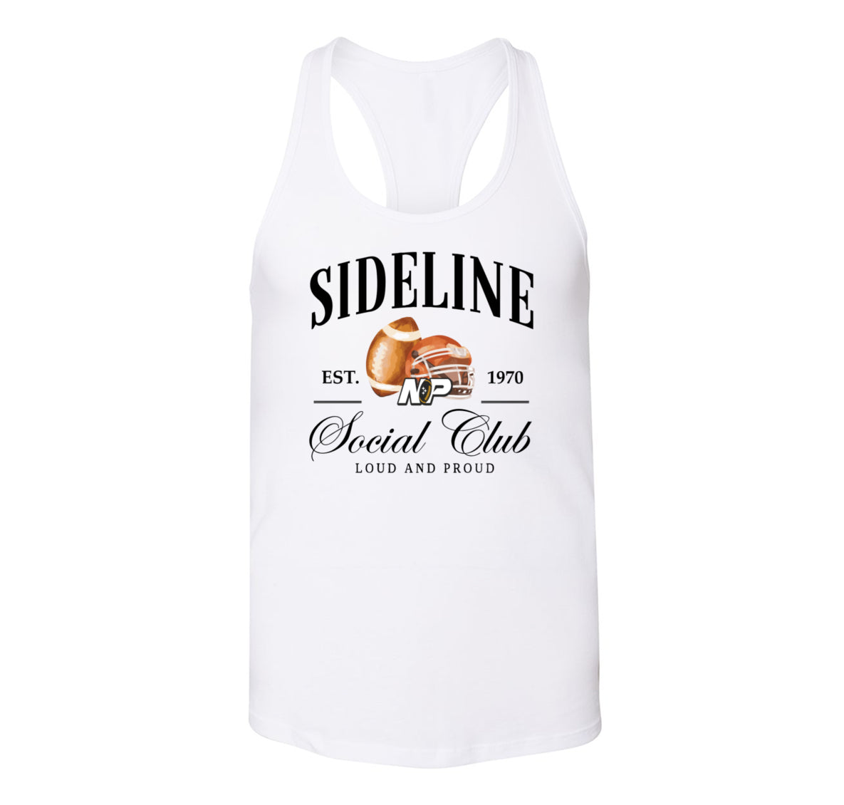 NP Sideline Social Club Women's Racerback Tank 6008