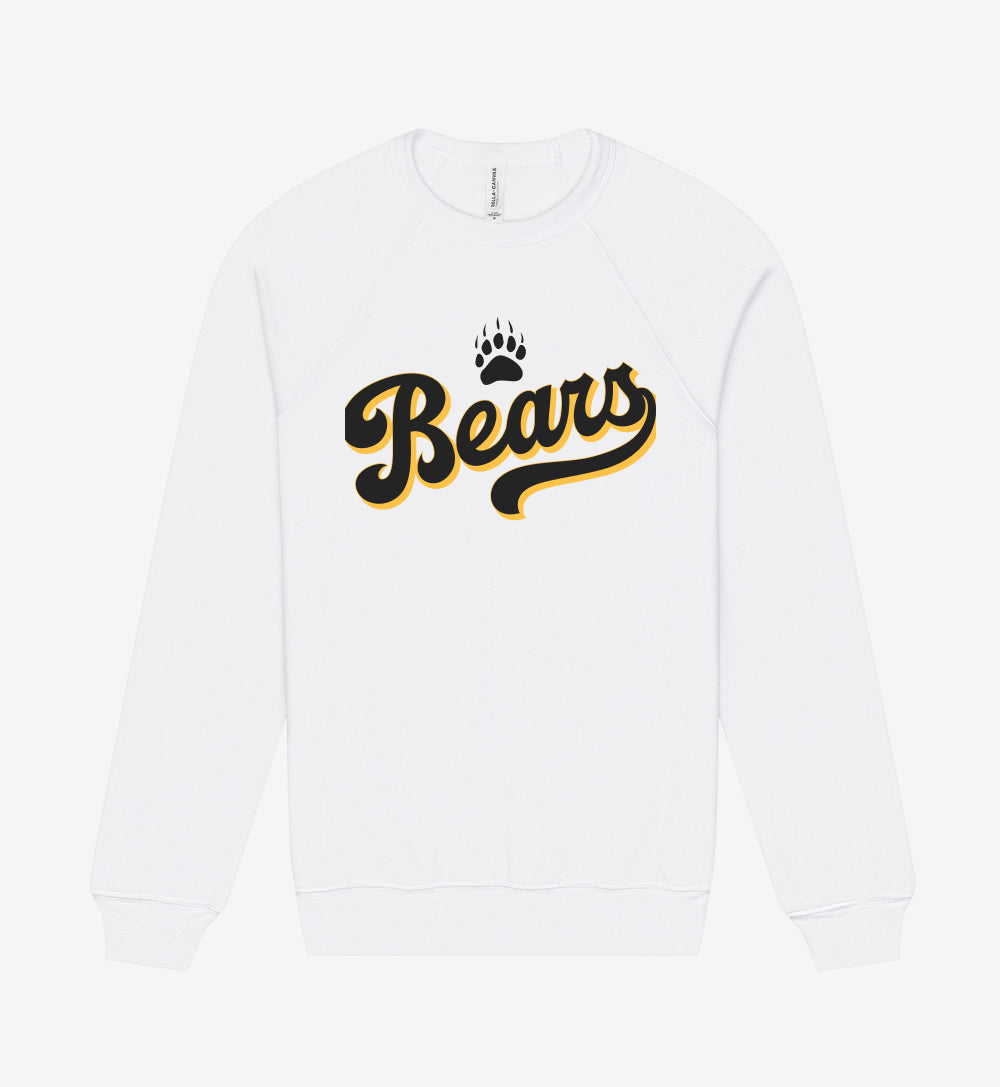 Bella+Canvas Sponge Fleece Crewneck Sweatshirt - Script