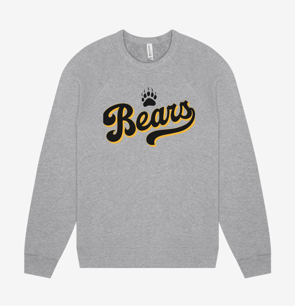 Bella+Canvas Sponge Fleece Crewneck Sweatshirt - Script