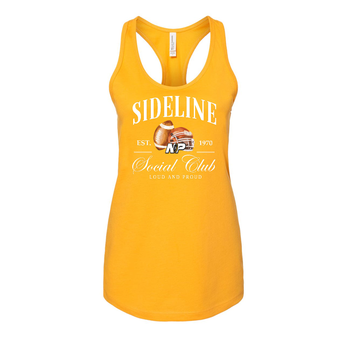 NP Sideline Social Club Women's Racerback Tank 6008