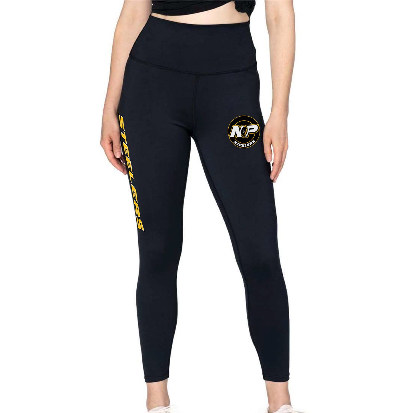 NP Steelers Stacked High Waist Women's Impact Leggings 280L