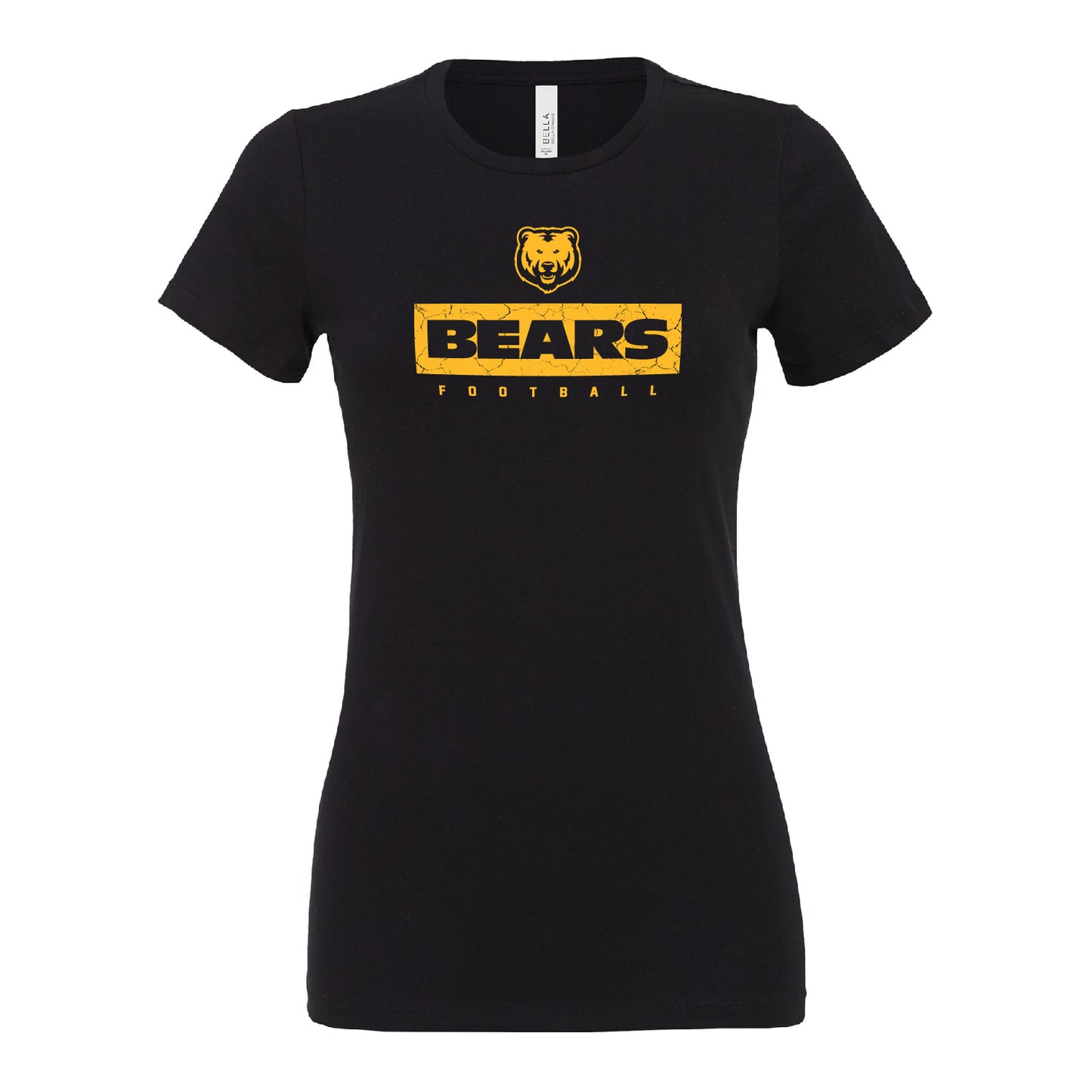 Ladies' T-Shirt Relaxed Jersey Cotton - Bears Block