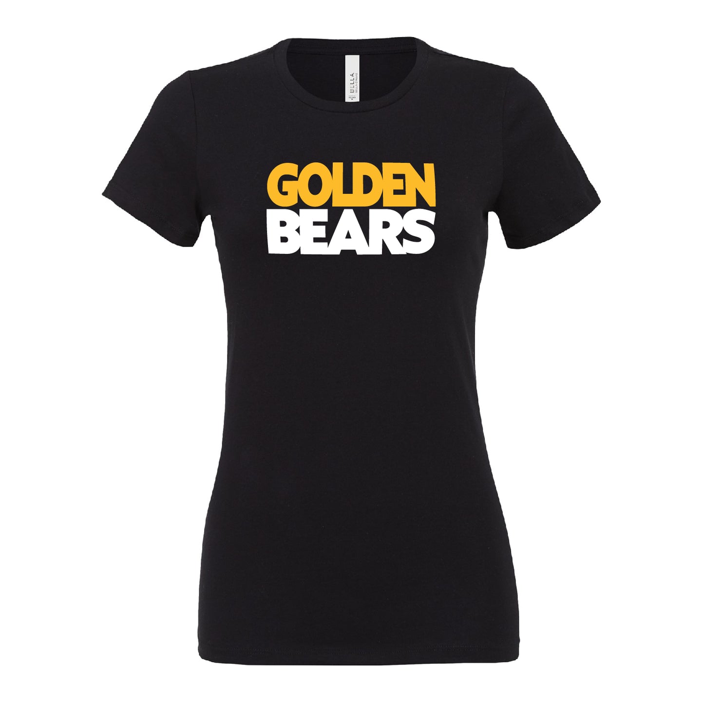 Ladies' T-Shirt Relaxed Jersey Cotton - Golden Bears Block
