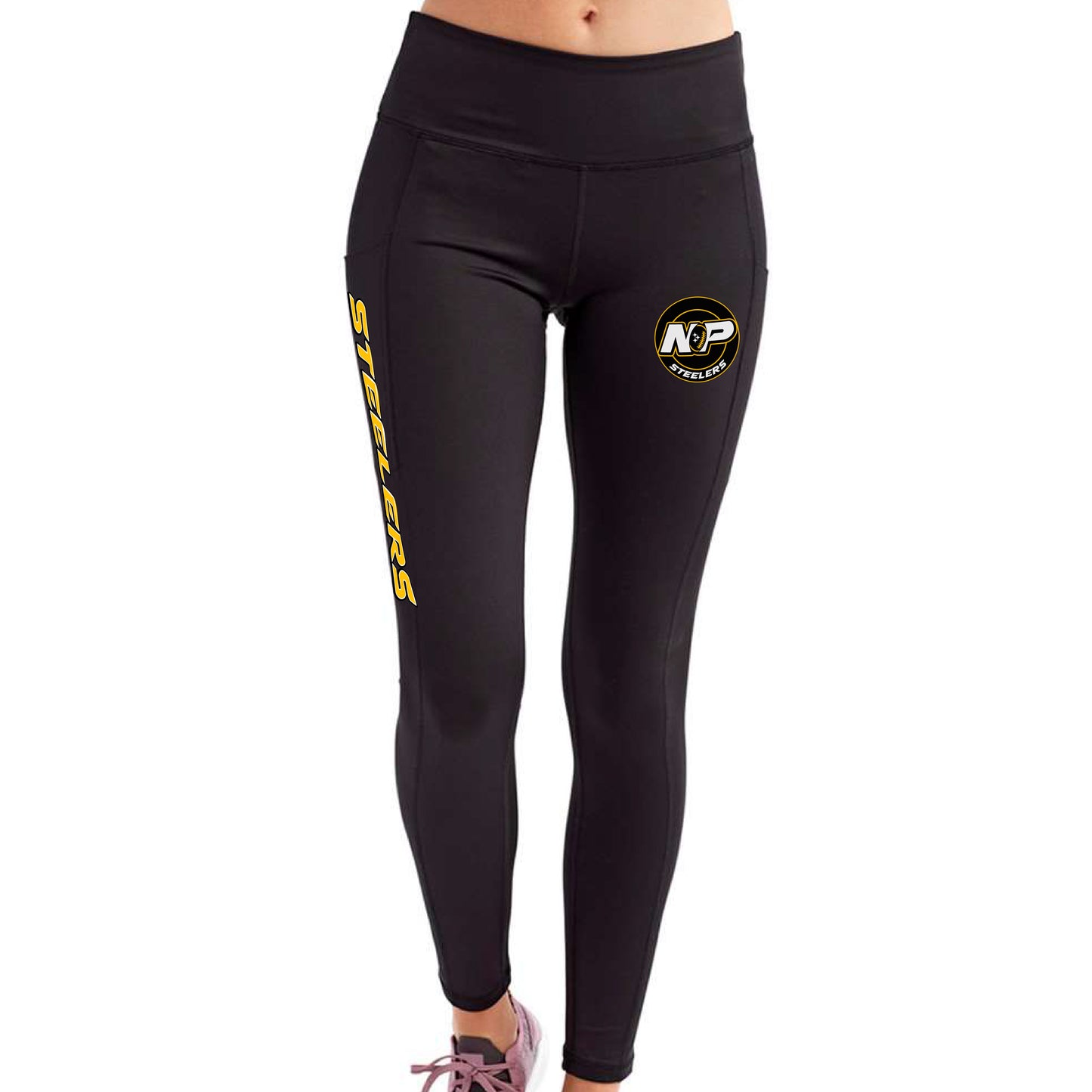 NP Steelers Arch Stacked High Waist Women's Impact Leggings 280L