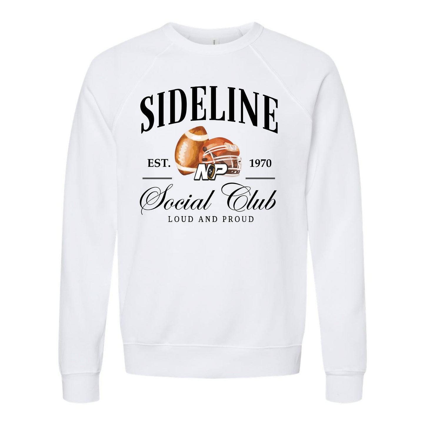 NP Sideline Social Club Fleece Crewneck Sweatshirt 3901