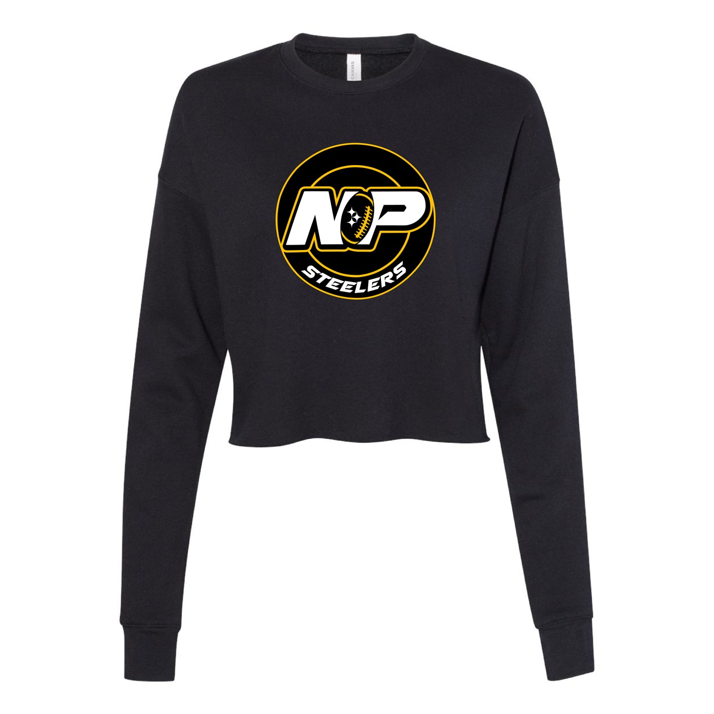 NP Circle Women's Crop Fleece Crewneck Sweatshirt 7503