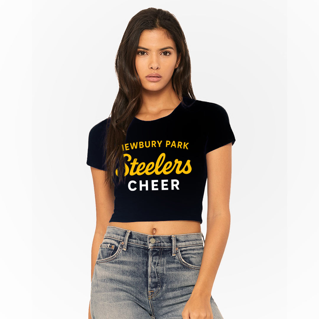 NP Cheerleading Logo Women’s Fitted Crop Tee - 6681