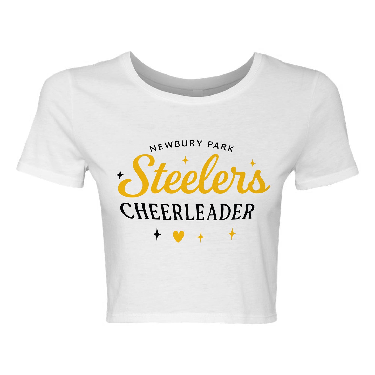 NP Cheerleading Logo Women’s Fitted Crop Tee - 6681