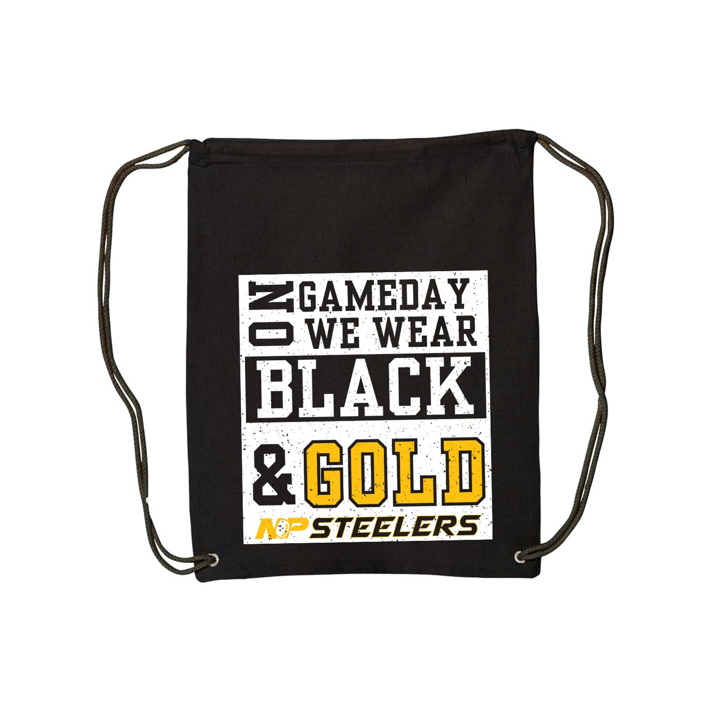 Canvas Drawstring Backpack - 8875