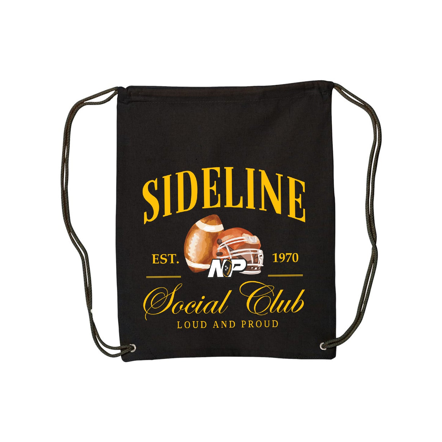 Canvas Drawstring Backpack - 8875