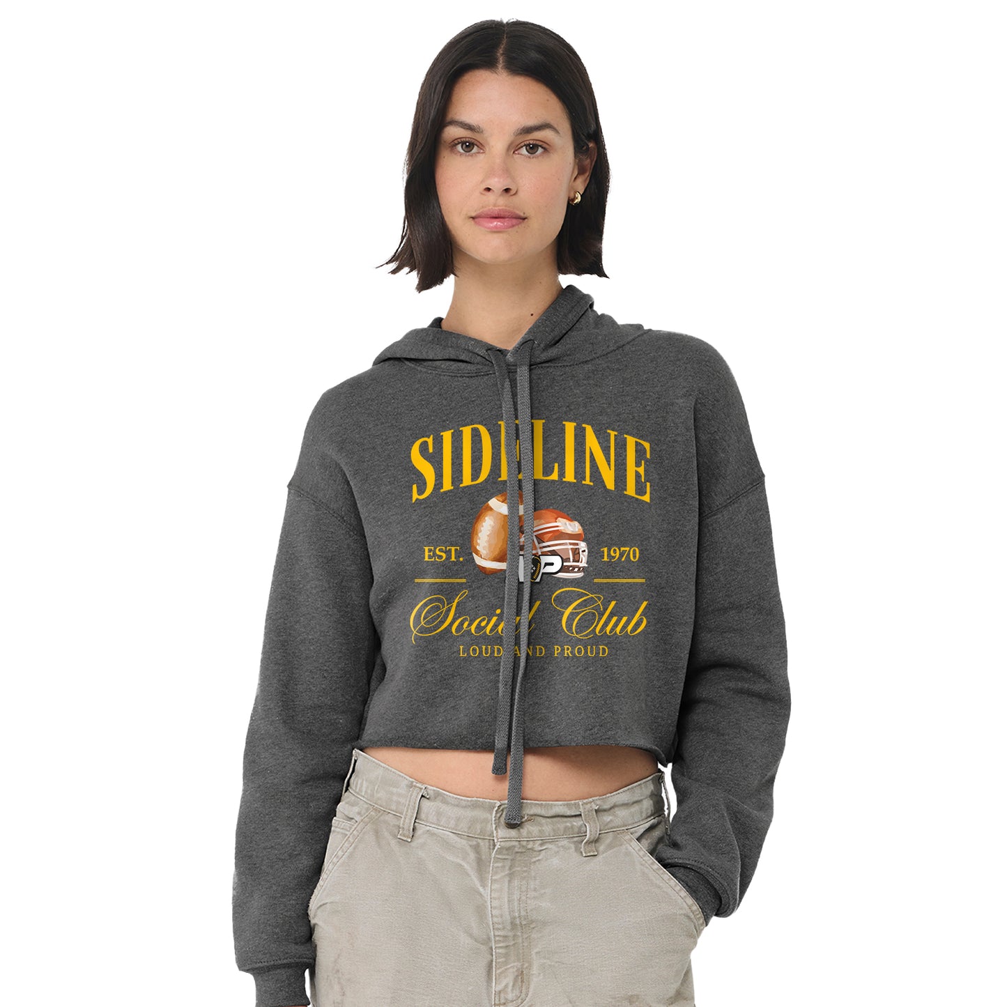 NP Sideline Social Club Women's Crop Fleece Hoodie 7502