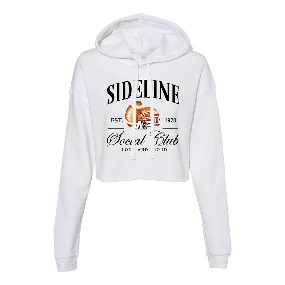 NP Sideline Social Club Women's Crop Fleece Hoodie 7502